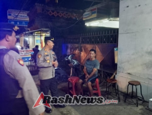 Petang Kondusif, Polsek Bersama TNI dan Unsur Terkait Gelar Patroli Skala Besar