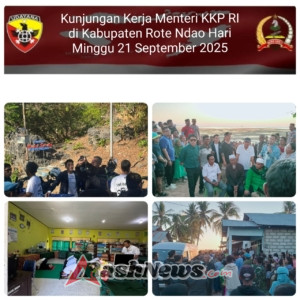 Dandim Rote Ndao Hadirkan Dukungan Penuh pada Kunjungan Menteri KKP dan Promosi Wisata Bahari