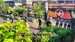 Kapolsek Selemadeg Pimpin Simulasi Sispammako, Tingkatkan Kesiapan Personel