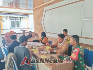 Babinsa Kalimantong Aktif Dukung Program Registrasi Hewan Ternak di Aula Kantor Desa