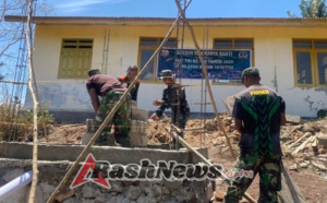 Kodim 1618/TTU Bangun MCK di Inbate, Bukan Janji, Tapi Bukti Nyata TNI