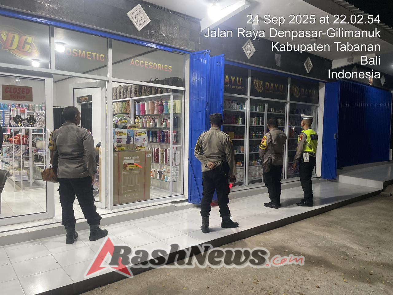 Polsek Selemadeg gelar Patroli Biru, Cegah Kriminalitas & Pastikan Keamanan Malam Hari