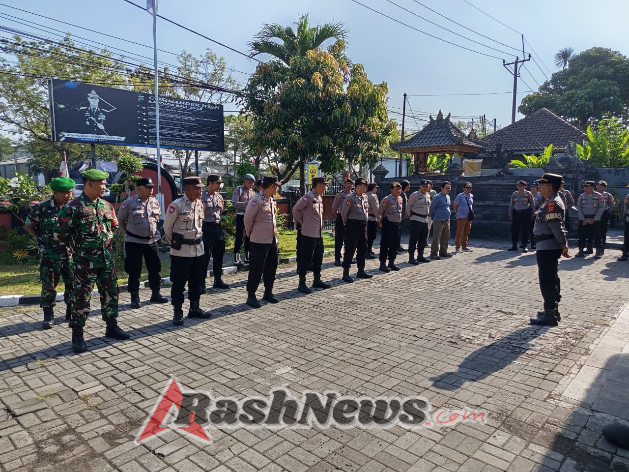 Apel Siaga Polsek Dentim, Antisipasi Perkembangan Situasi dan Aksi Unras Hari Tani