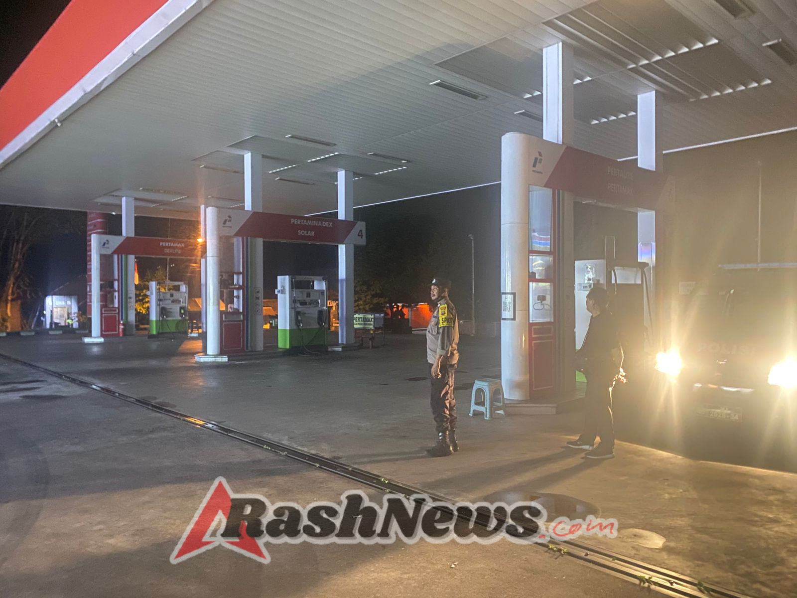 Blue Light Patrol Polsek Bebandem Cegah Gangguan Kamtibmas di Malam Hari