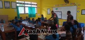 Sinergi Babinsa dan Tim MBG Wujudkan Pemenuhan Gizi Anak dan Ibu di Kabupaten Rote Ndao