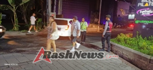 Unit Samapta Polsek Kuta Utara Tak Henti Patroli  Susuri Jalur Ramai Wisatawan