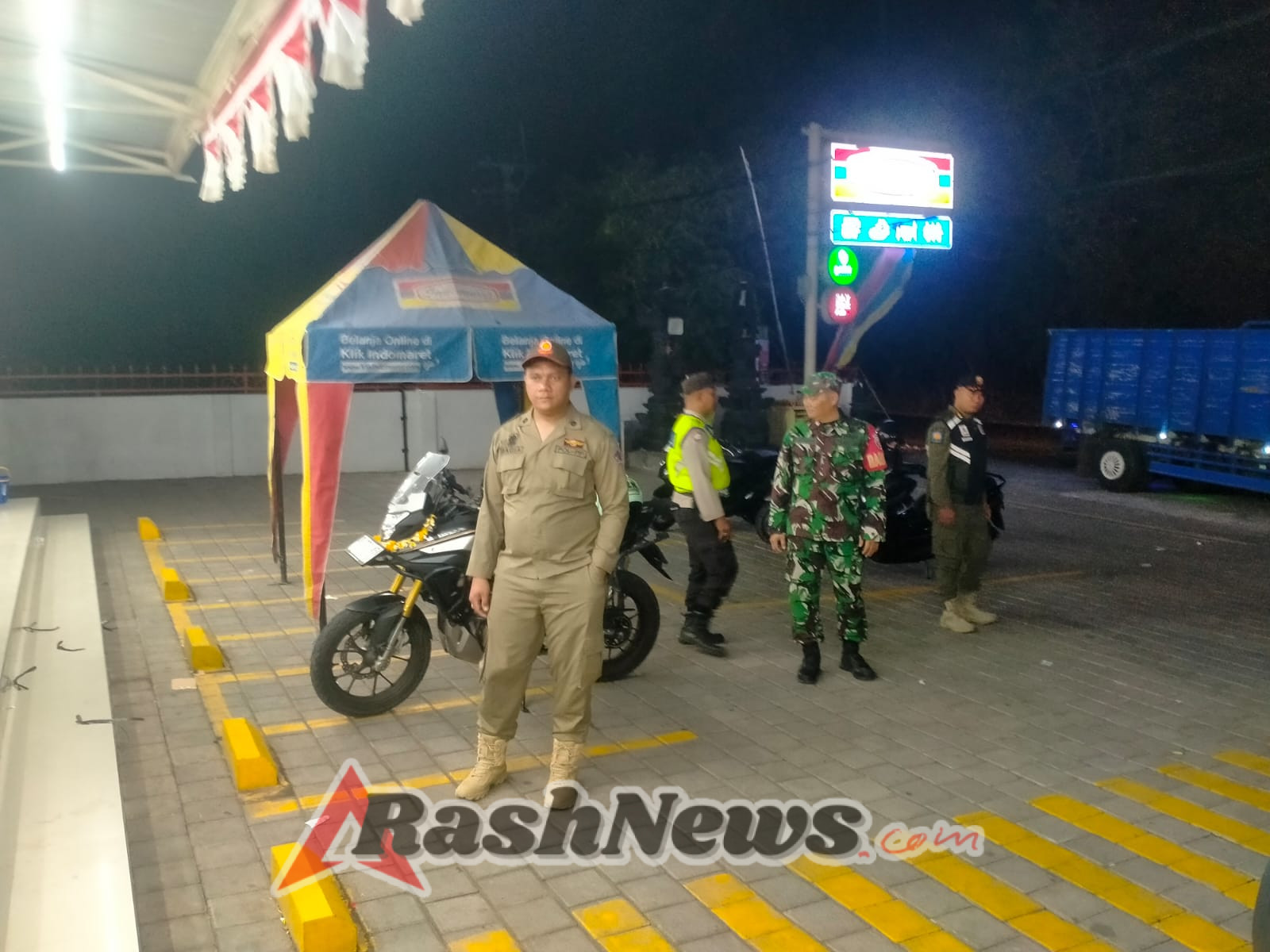 Koramil 1609-02/Kubutambahan Tegaskan Komitmen Jaga Kamtibmas Lewat Patroli Bersama