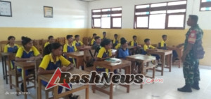 Wujud Kepedulian Babinsa Rote Ndao terhadap Generasi Muda di Sekolah