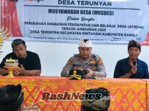 Kapolsek Kintamani melaksanakan Safari Kamtibmas  di Desa Trunyan