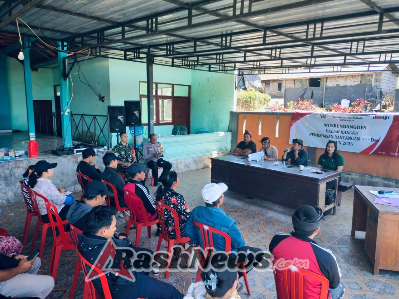 Perkuat Komsos, Babinsa Daup Hadiri Musrenbangdes Tahun Anggaran 2026