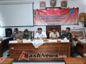 Babinsa Koramil Ubud Hadir di Musrenbangdes, Tegaskan TNI Selalu Bersama Rakyat