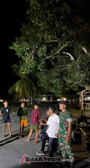 Babinsa Nangaroro Terus Tingkatkan Keamanan Wilayah dengan Patroli dan Siskamling