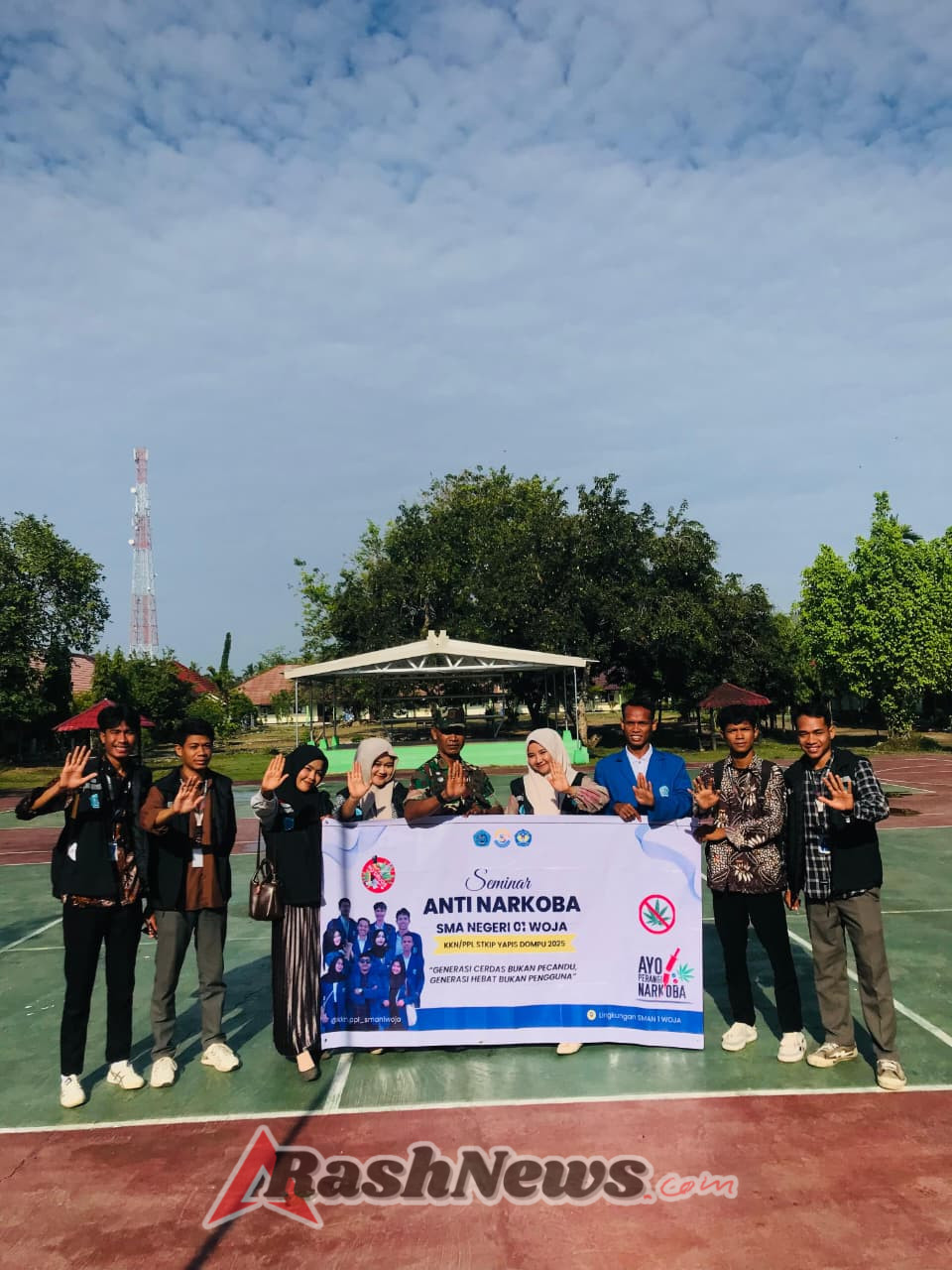 Peran Aktif Babinsa Matua Dukung Generasi Muda Bebas Narkoba di Woja