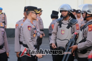Kapolres Karangasem Cek Kesiapan Sarana Prasarana Pengamanan Desa Adat Bugbug