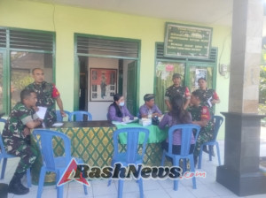 Sasar Koramil Klungkung, Puskesmas Klungkung II Lakukan Skrening Kesehatan Jiwa Dan Pemeriksaan PTM