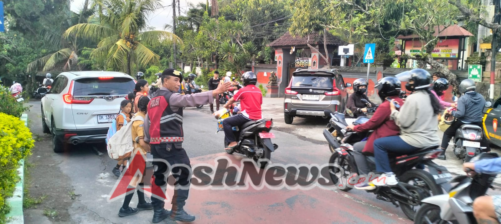 Polsek Gianyar Hadir di Tengah Masyarakat, Wujudkan Kamtibselcarlantas Lewat Pos Pagi