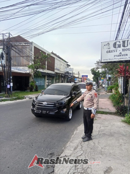 Polsek Ubud Laksanakan PH Pagi Dalam Rangka Commander Wish Kapolda Bali