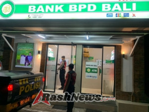 Polres Gianyar Laksanakan Patroli Sambangi Bank dan ATM, Ciptakan Situasi Kondusif