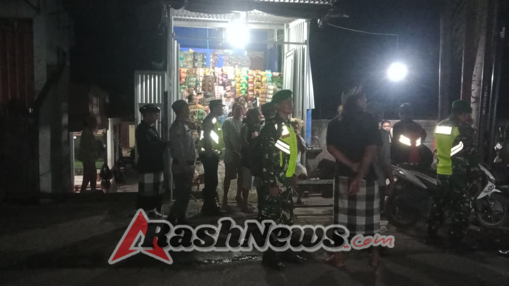 Koramil 1609-03/Seririt Pimpin Puluhan Personel Gabungan Sisir Titik Rawan di Wilayah Seririt.