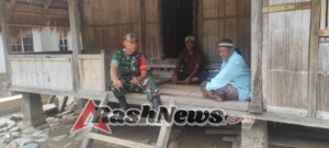 Pererat Sinergi, Babinsa Laksanakan Komsos dan Pantau Kondisi Wilayah Binaan di Ndori