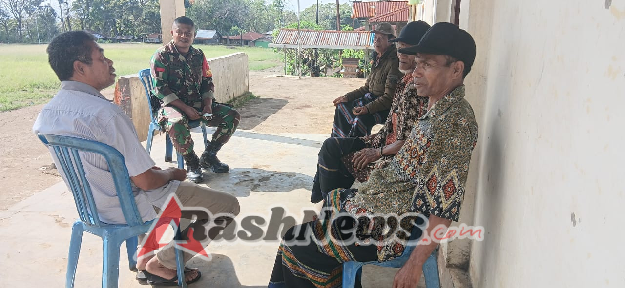 Babinsa Koramil 1602-02/Wolowaru Aktif Patroli dan Edukasi Warga Desa Wiwipemo