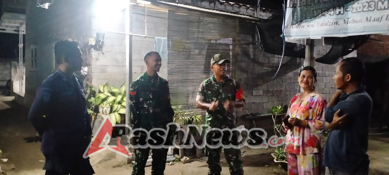 ‎Babinsa Koramil 1615-08 Dorong Kebersamaan Warga Jaga Kamtibmas di Labuhan Haji