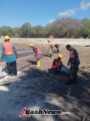 TNI Hadir Jaga Keamanan Pembangunan Industri Garam Nasional di Kabupaten Rote Ndao