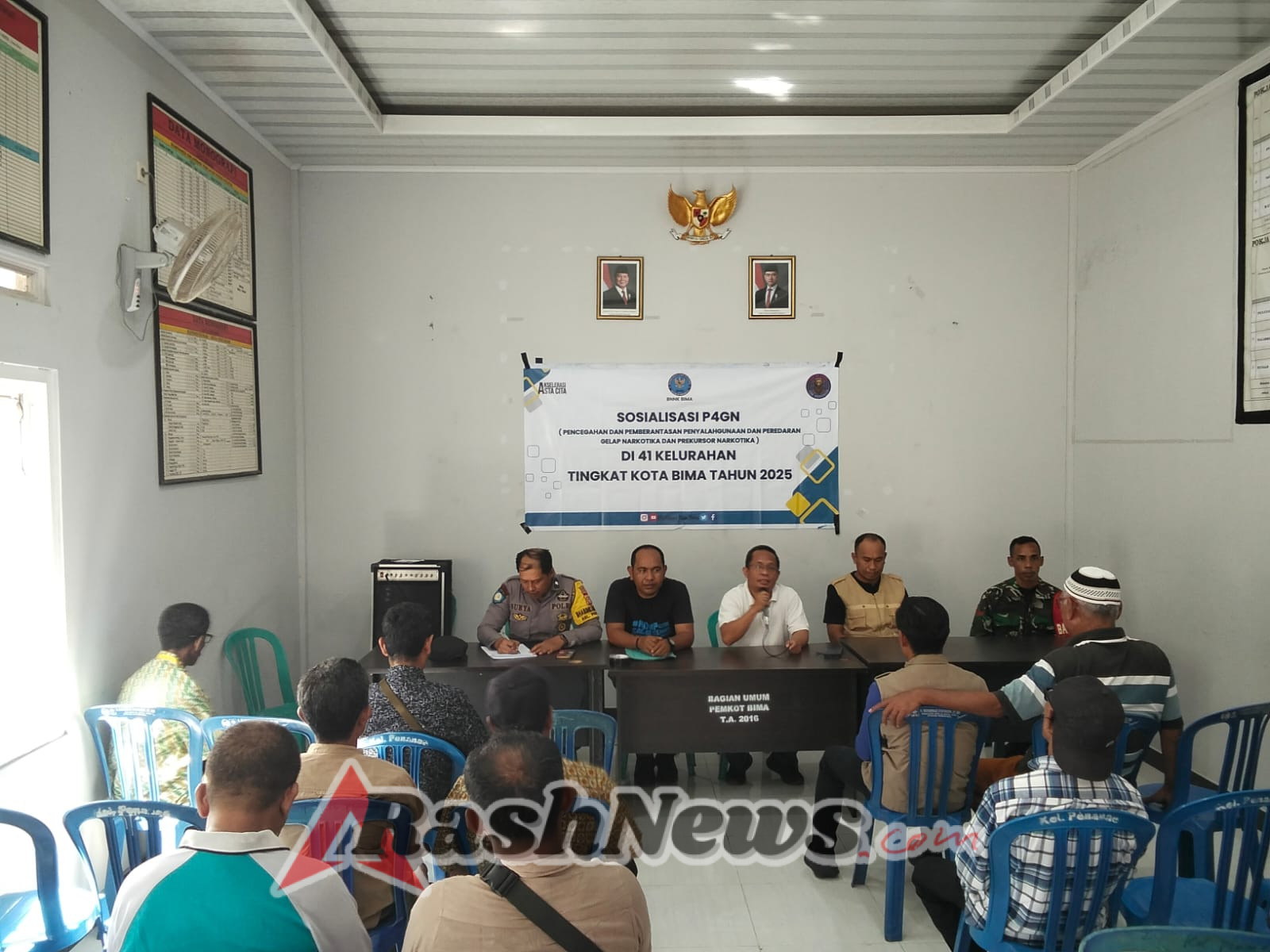 Kelurahan Penanae Gelar Sosialisasi P4GN, Babinsa Turut Hadir Dukung Gerakan Bersama