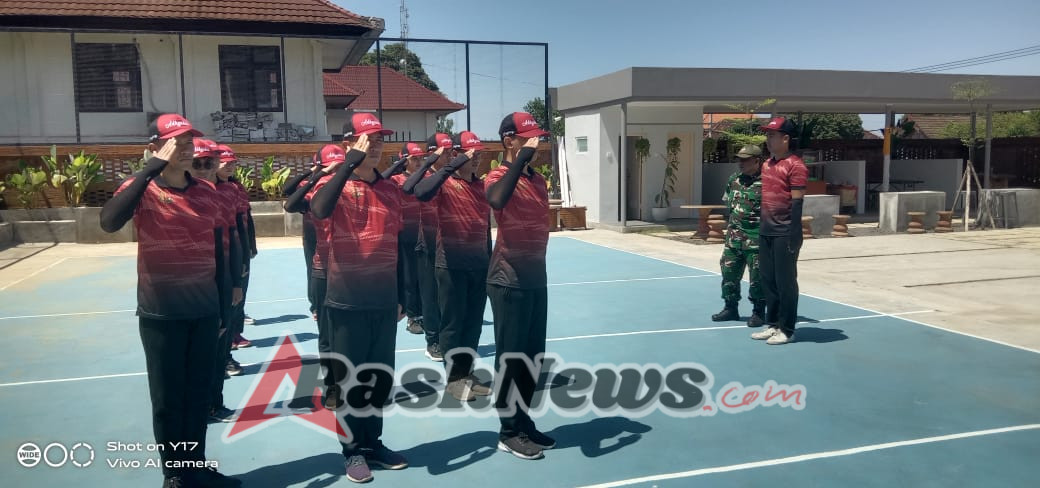 Kuatkan Sinergitas Antar Instansi, Kodim Klungkung Beri Pembinaan Dan Pelatihan Kepada CPNS kejari Klungkung