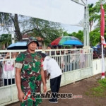 Kehadiran Babinsa Desa Belo Jadi Penjamin Ketertiban Laga Semifinal Kades Cup