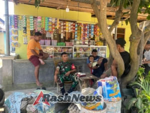 Wujudkan Kemanunggalan TNI-Rakyat, Babinsa Aktif di Tengah Masyarakat Desa Aejeti