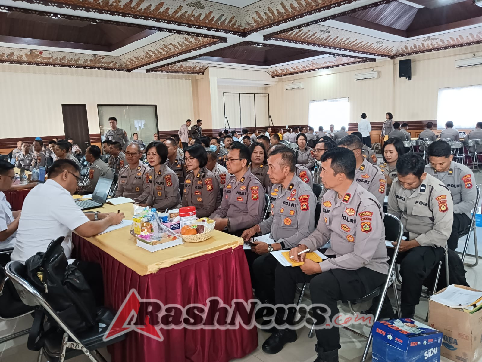 Wujudkan Akuntabilitas, Polres Badung Hadiri Audit Kinerja Itwasum Polri