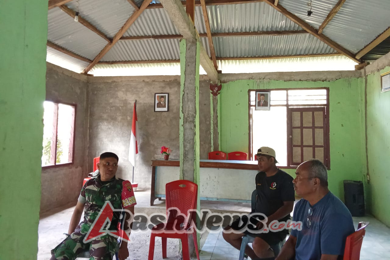 Kodim 1602/Ende Gelar Pengamanan Wilayah dan Komunikasi Sosial di Kecamatan Lio Timur