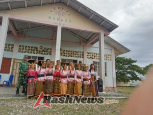 Babinsa Koramil 1630-02/Lembor: Peresmian Goa Maria Momentum Perkuat Iman dan Kebersamaan di Goloronggot