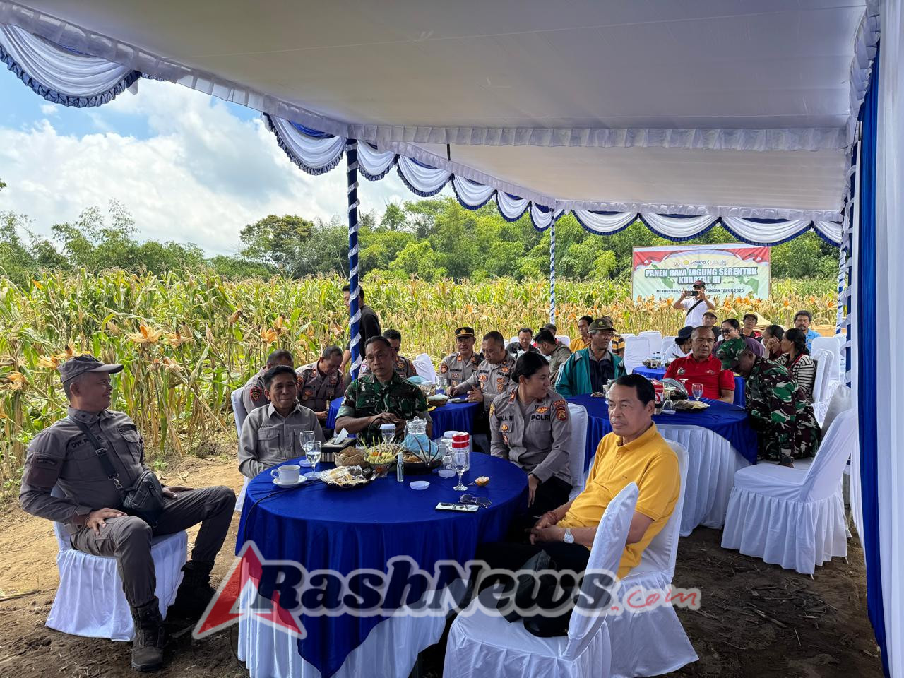 Wakapolres Bangli Hadiri Panen Raya Jagung Serentak Kwartal III Tahun 2025 melalui Zoom