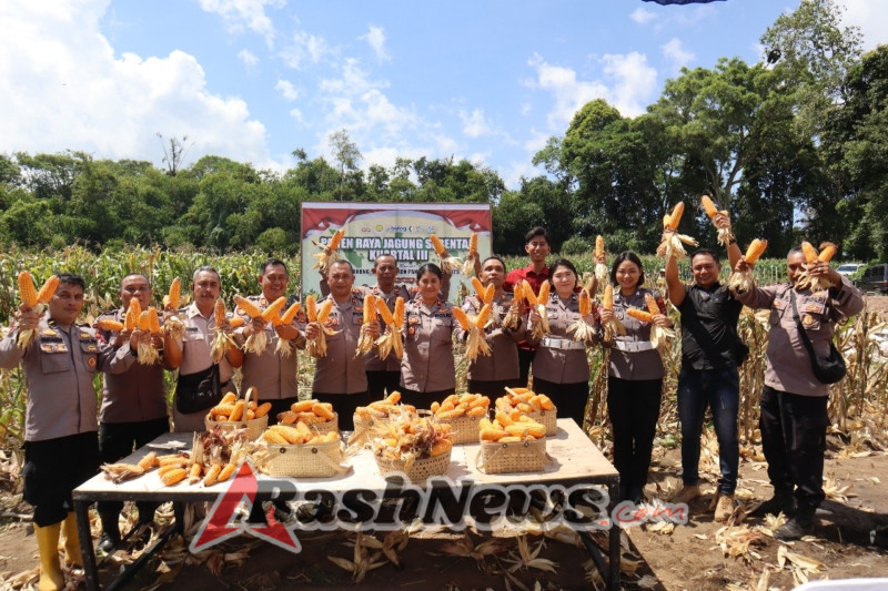 Wakapolres Bangli Hadiri Panen Raya Jagung Serentak Kwartal III Tahun 2025 melalui Zoom