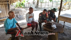Komunikasi Sosial di Pos Oepoli Pantai, Satgas Pamtas RI-RDTL Sektor Barat.