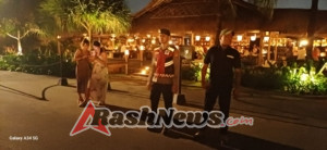 Unit Samapta Polsek Kuta Utara Patroli  Antisipasi Aksi Kejahatan Dan Premanisme Di Kawasan Wisata.