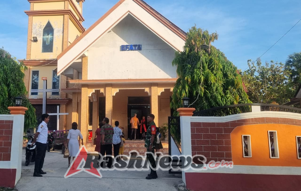 Sinergi Babinsa dengan Jemaat: Ibadah Minggu Berjalan Aman dan Khidmat