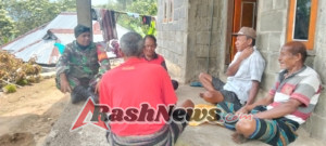 Wujudkan Wilayah Aman dan Sehat, Babinsa Laksanakan Pamwil dan Komsos di Ende