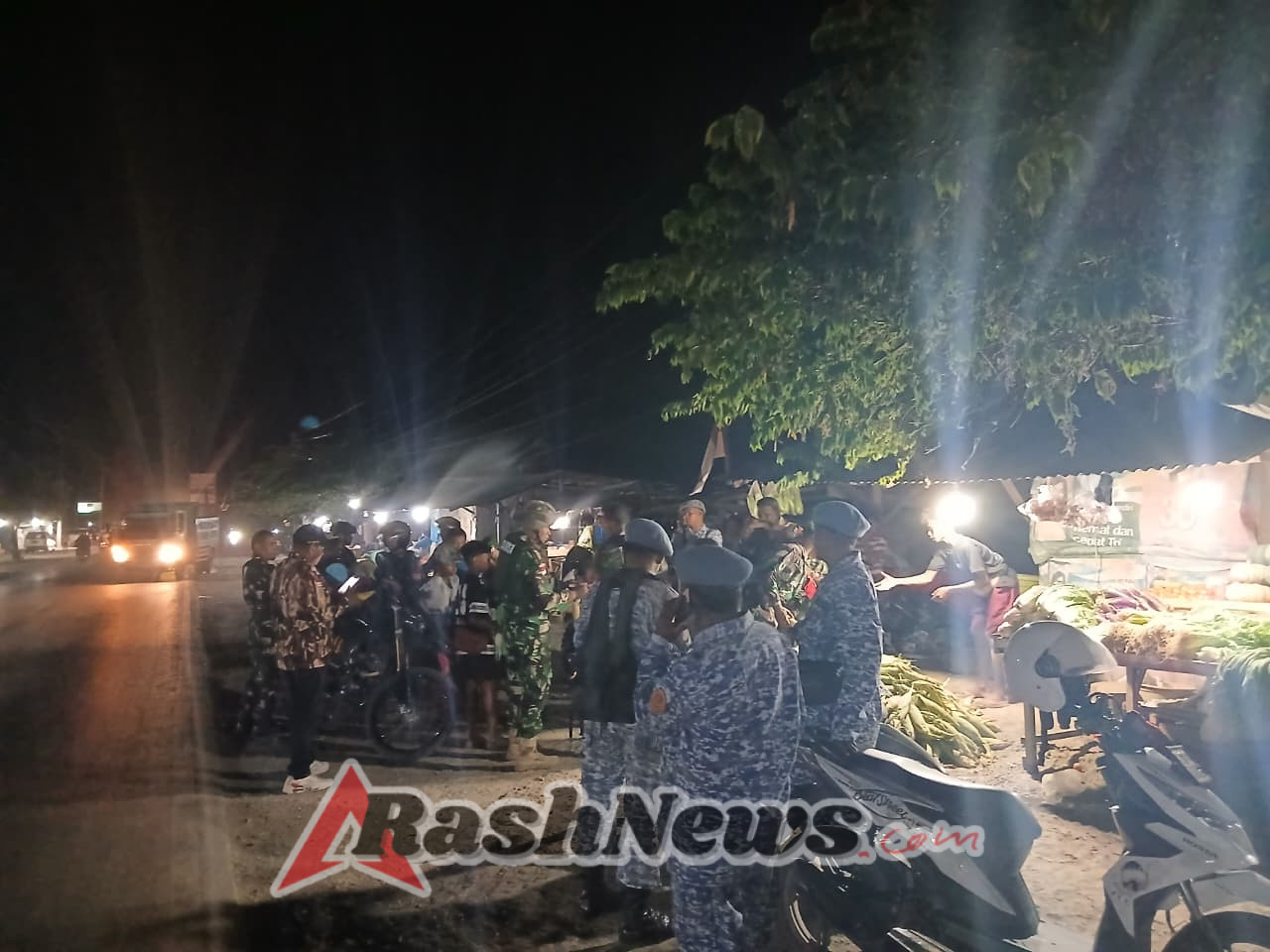 Koramil Camplong Gelar Patroli Siskamling Bersama Komponen Pendukung