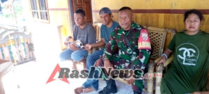 Babinsa Desa Jopu Dengarkan Keluhan Warga dalam Kegiatan Komsos dan Pamwil