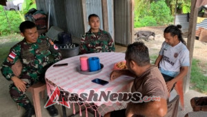 Satgas Yonarmed 12 Kostrad Gelar Anjangsana dan Layanan Kesehatan di Motaain