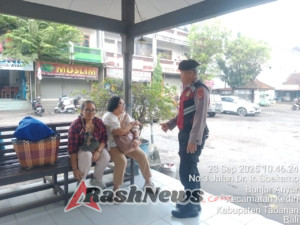 Personil Polsek Kediri Laksanakan Patroli Barcode Tekan Kejahatan 3C (Curat, Curas dan Curanmor)