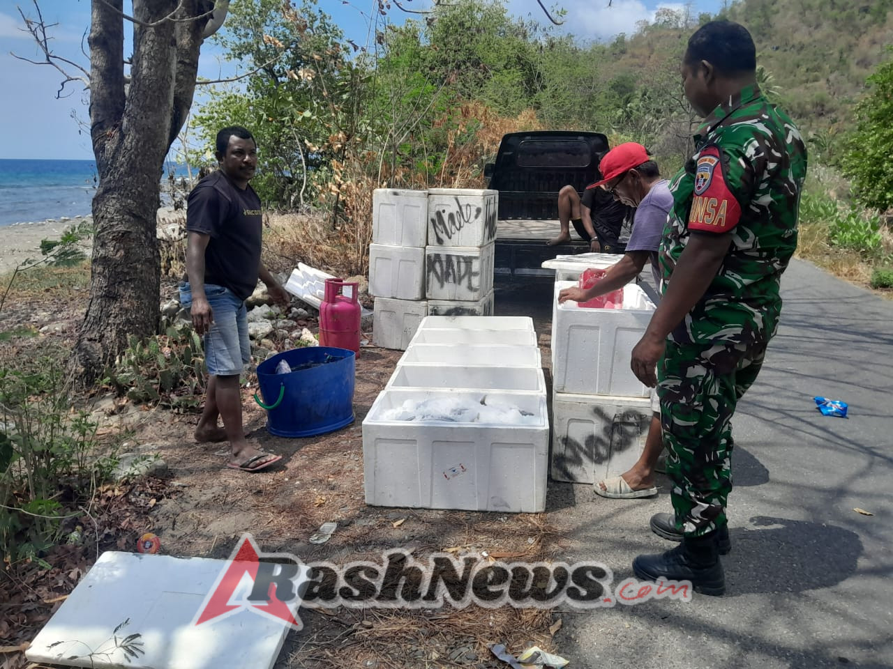 Warga Sambut Antusias Kehadiran Babinsa di Desa Niopanda Ende