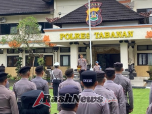 Waka Polres Tabanan Pimpin Apel Jam Pimpinan, Tekankan Hidup Sederhana dan Bijak Bermedsos