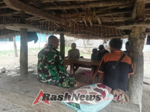 Jalin Silaturahmi Bersama Warga Binaan, Babinsa Koramil 04/Amanatun Utara Laksanakan Komsos