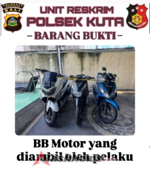 Polsek Kuta Berikan Tindakan Tegas Terukur Terhadap Pelaku Curanmor