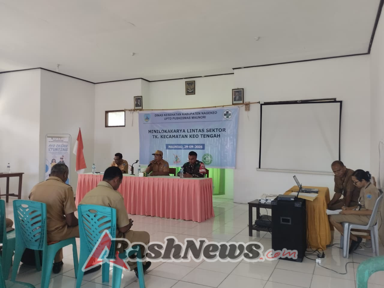 Sinergi Lintas Sektor: Babinsa Keo Tengah Ikut Bahas Peningkatan Pelayanan Kesehatan