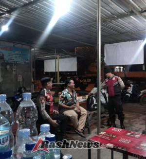 Samapta Polsek Mengwi Laksanakan Patroli Malam, Dialogis dengan Masyarakat Sampaikan Imbauan Kamtibmas